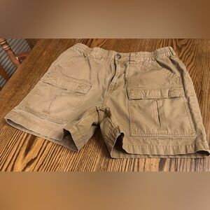 Cabela's Tan Cargo Shorts Sturdy Cotton Classic Fit
